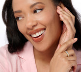 Diamonique Italia Textured Eternity Ring, Gold Clad Sterling Silver, Size 6